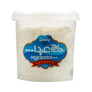 پشمک سطلی وانیلی 300گرمی حاج عبدالله