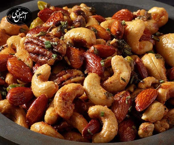 بستهبندی هدیه آجیل طعم دارفروشگاه آجیل چی