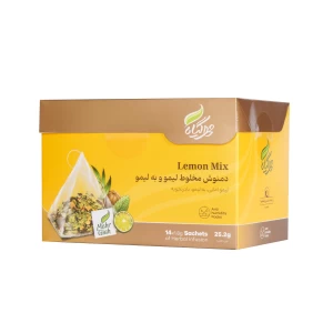 دمنوش هرمی لیمو 14عددی مهرگیاه