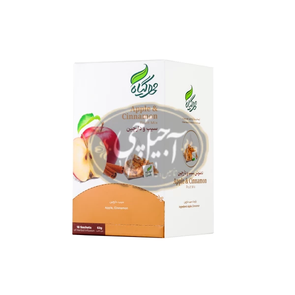 دمنوش هرمی سیب و دارچین 18عددی مهرگیاه