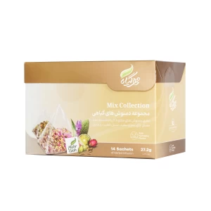 دمنوش هرمی متنوع 14عددی مهرگیاه