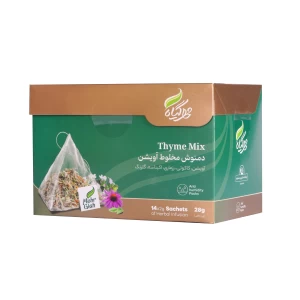 دمنوش هرمی آویشن و کاکوتی 14عددی مهرگیاه