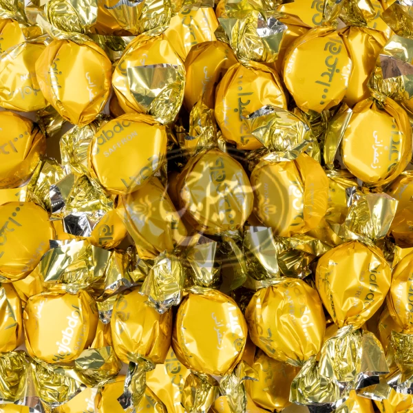 پشمک دوسرپیچ زعفرانی حاج عبدالله