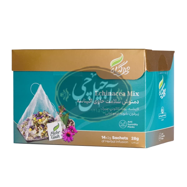 دمنوش هرمی اکیناسه (سلامت) 14 عددی مهرگیاه