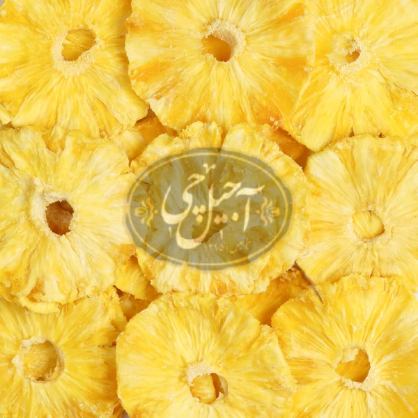 آناناس طبیعی خشک اسلایس درجه یک